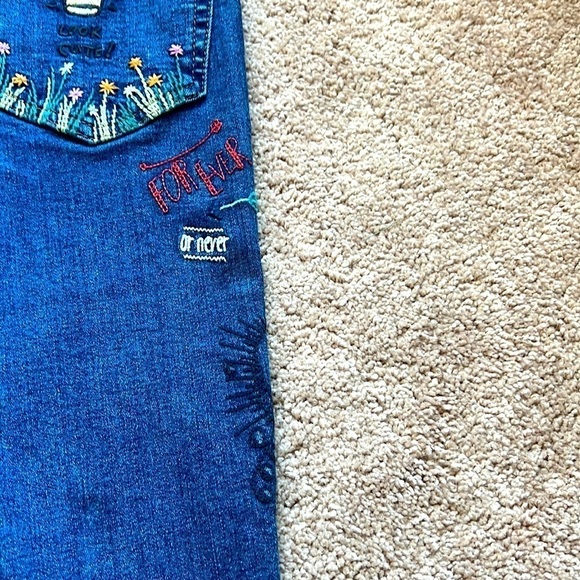 TOPSHOP MOTO Embroidered JAMIE skinny JEANS - Picture 6 of 13